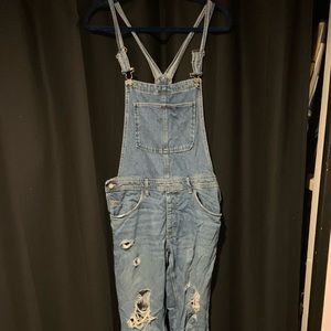 Jean Overalls Size 10 Moderate Wear